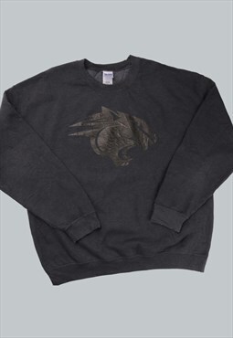 Vintage  Gildan Sweatshirt USA Grey XLarge