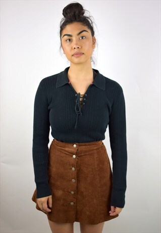 VINTAGE 90'S VELOUR SKIRT