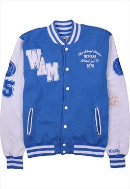 Vintage 90's Wam Denim 685 Varsity Jacket Button Up