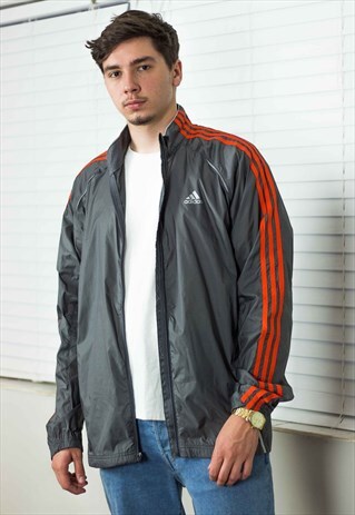 VINTAGE ADIDAS JACKET LOGO 90S L 7.1