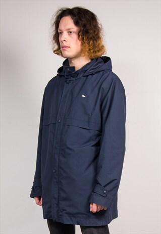 VINTAGE 90'S LACOSTE HOODED CASUAL JACKET COAT