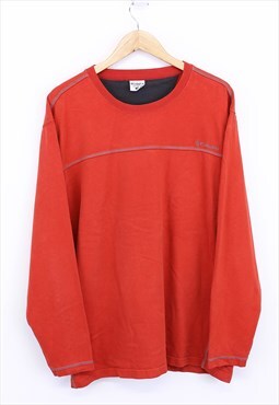Vintage Columbia Sweatshirt Burnt Orange Pullover With Logo