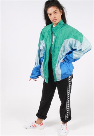 VINTAGE ADIDAS LIGHTWEIGHT OVERSIZED WINDBREAKER JACKET