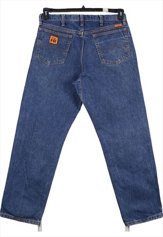 Vintage 90's Wrangler Jeans / Pants Denim Baggy Blue 34 x 30