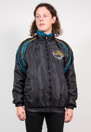 VINTAGE 90'S JACKSONVILLE JAGUARS AMERICAN FOOTBALL NFL COAT