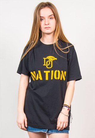 VINTAGE 90'S USA COLLEGE T-SHIRT