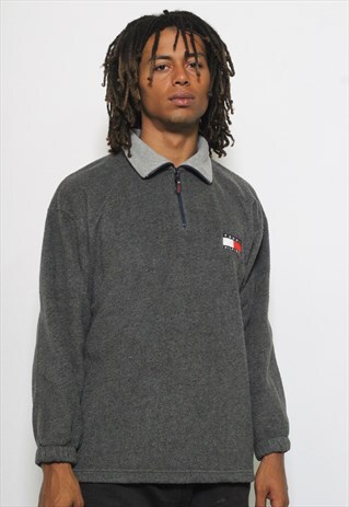 VINTAGE TOMMY HILFIGER 1/4 ZIP FLEECE