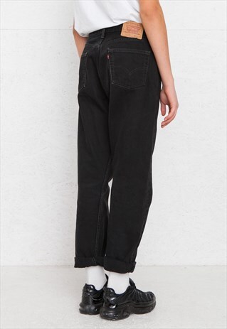 VINTAGE BLACK LEVI'S 510 02 FIT DENIM JEANS