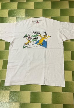 Vintage 90s Dr Seuss Green Eggs and Ham Sam I Am T-Shirt