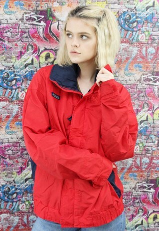 VINTAGE 90S SHELL JACKET / WIND BREAKER. UNISEX SPORTSWEAR.