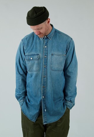 90S POLO RALPH LARUEN HEAVY DENIM SHIRT
