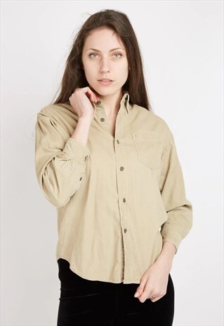VINTAGE BROWN DANNY BOY CORD SHIRT
