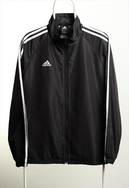 Vintage Adidas Windbreaker Shell Logo Jacket Black L