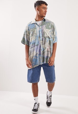 VINTAGE PATTERNED FESTIVAL SHIRT