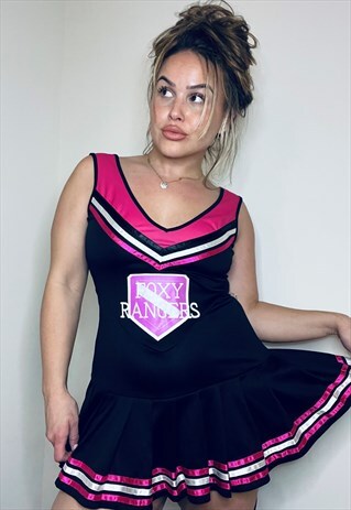 ANN SUMMERS CHEER LEADER DRESS UP IN PINK & BLACK