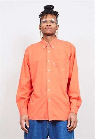VINTAGE 80'S LEVI'S RED SHIRT