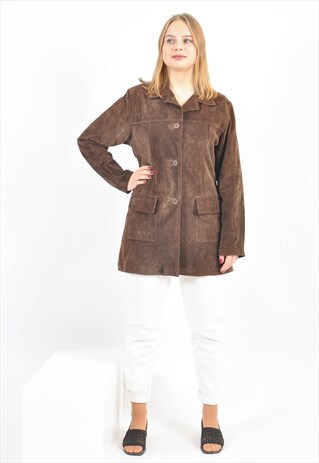 VINTAGE 90'S SUEDE LEATHER JACKET