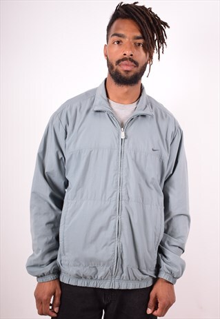 NIKE MENS VINTAGE JACKET LARGE TURQUOISE 90S