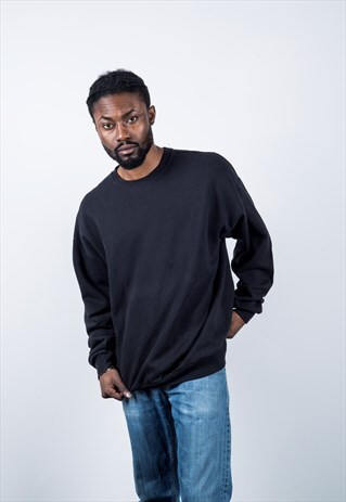 VINTAGE 1990S BLACK SWEATER