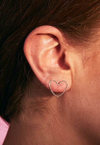 LOVE CHAIN STUDS - LARGE