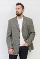 HUGO BOSS DA VINCI VINTAGE MENS UK 44 US JACKET WOOL TWEED