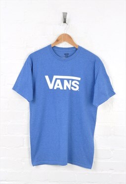 Vintage Vans T-Shirt Blue Medium CV11667