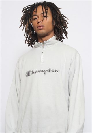VINTAGE CHAMPION 1/4 ZIP SWEATSHIRT