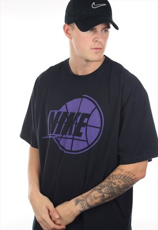 VINTAGE NIKE GRAPHIC BIG LOGO T SHIRT TEE