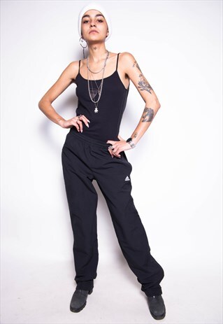 VINTAGE 90S ADIDAS TRACK PANTS ID:7589