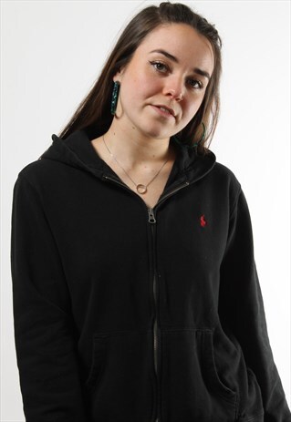 VINTAGE POLO RALPH LAUREN FULL ZIP HOODIE