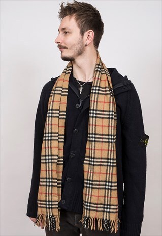 BURBERRY NOVA CHECK LAMBSWOOL SCARF