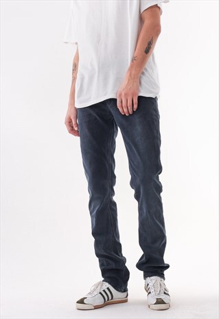 ACNE DENIM PANTS TROUSERS GREY SLIM