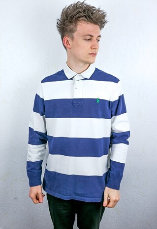 VINTAGE RALPH LAUREN RUGBY POLO SHIRT