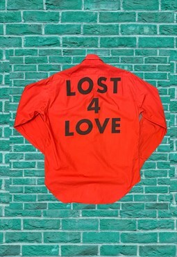 Vintage Authentic Moschino Cheap and Chic Lost 4 Love Shirt