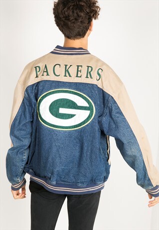 VINTAGE 80S LEE BOMBER DENIM JACKET / S1121