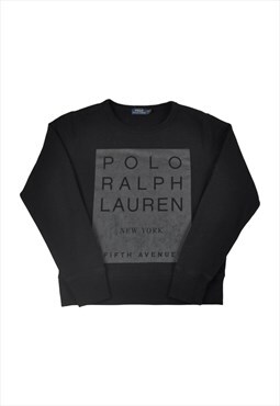 Vintage Ralph Lauren Sweater Black Ladies Small
