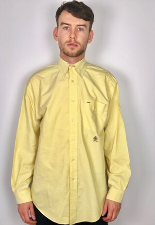 VINTAGE 90'S TOMMY HILFIGER BUTTON UP OXFORD SUMMER SHIRT