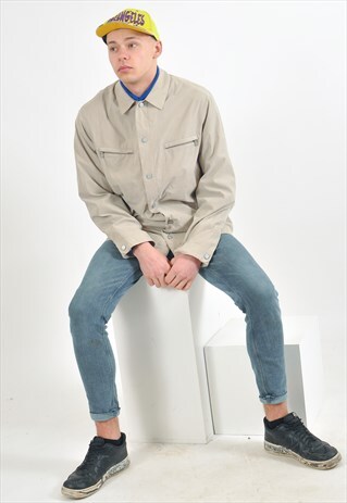 VINTAGE MAC JACKET IN BEIGE
