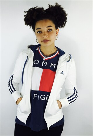 ADIDAS WHITE HOODIE