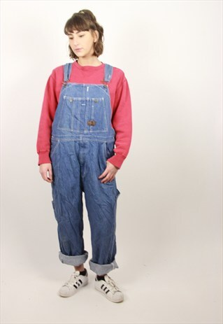 VINTAGE DENIM DUNGAREES