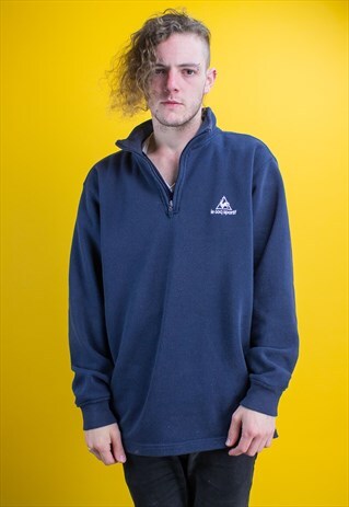VINTAGE LE COQ SPORTIF FLEECE BLUE