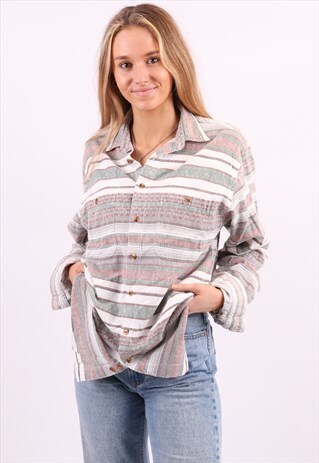 VINTAGE ESQUIRE FASHION STRIPED SHIRT IN MULTICOLOUR