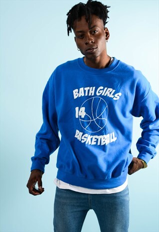VINTAGE BLUE BATH GIRLS SWEATSHIRT