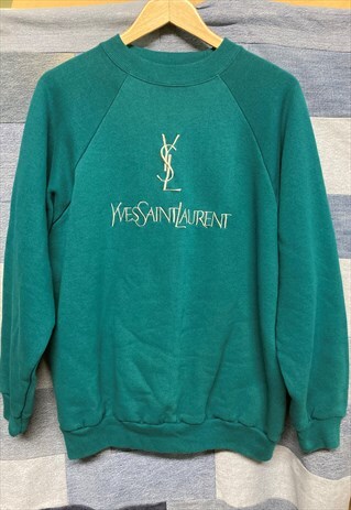 yves saint laurent sweatshirt vintage