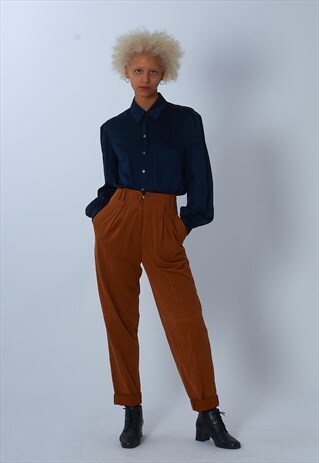 LUXURY VINTAGE CELINE SILK SHIRT