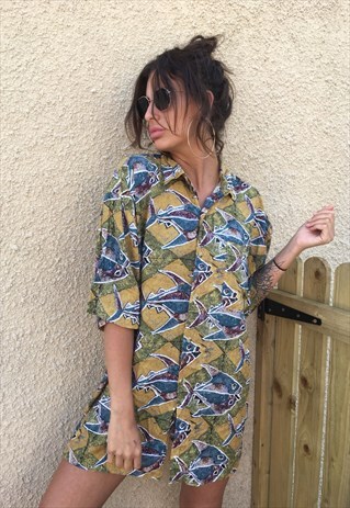 OVERSIZED RETRO 90S 80S VINTAGE UNISEX FESTIVAL SHIRT