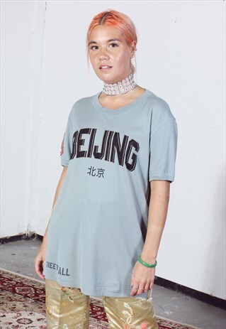 VINTAGE DOLCE & GABBANA DUSTY BLUE TEE