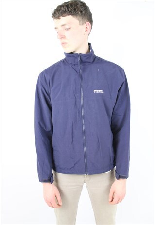 VINTAGE WOOLRICH NAVY BOMBER JACKET