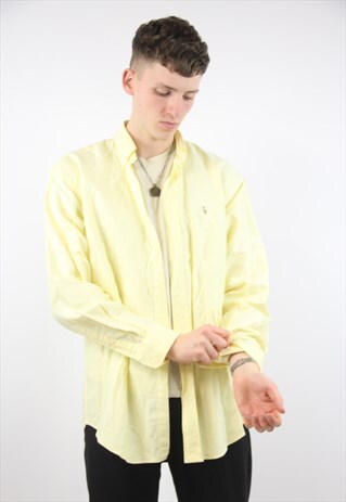 VINTAGE RALPH LAUREN LEMON SHIRT