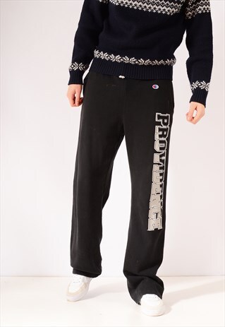 VINTAGE CHAMPION PROVIDENCE RELAXED JOGGERS BLACK
